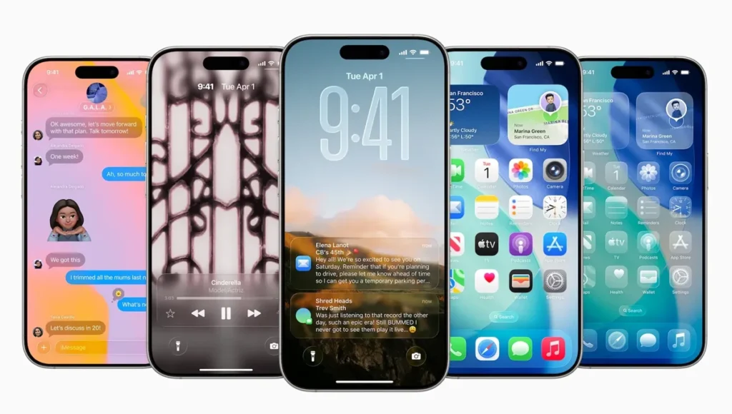 Apple iOS 26 Liquid Glass