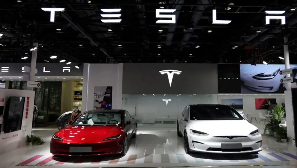 tesla showroom in india