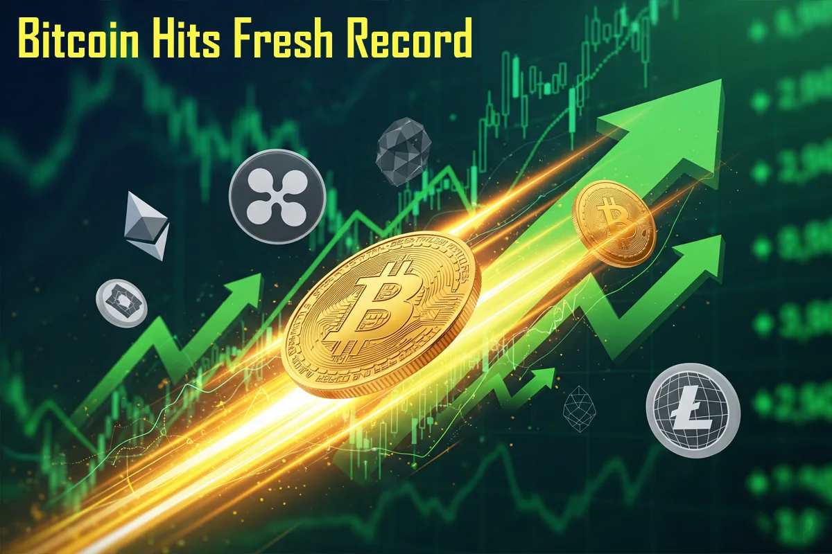 Bitcoin hits fresh record