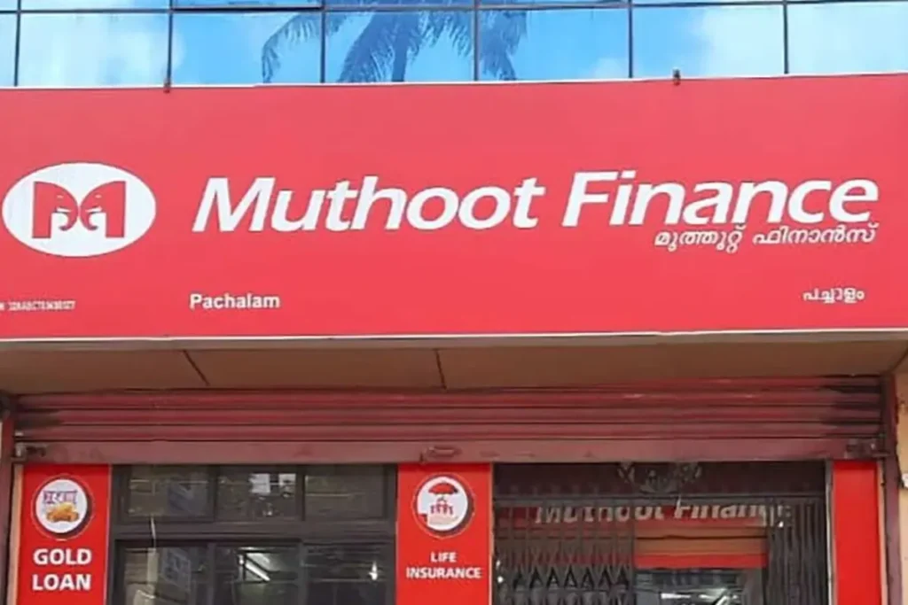 Muthoot Finance shares price