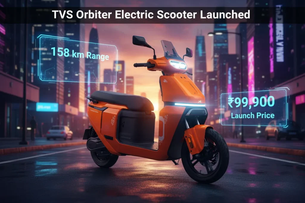 TVS Orbiter electric scooter
