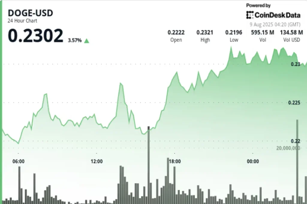 dogecoin price today