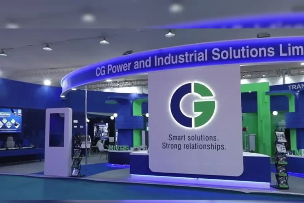 CG Power stock today