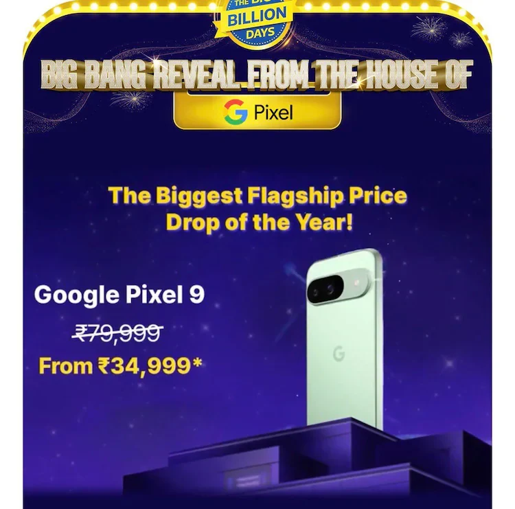 Google Pixel 9 Big Billion Day price