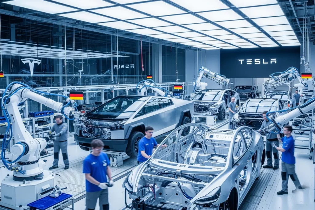 Tesla EV sales Europe 2025