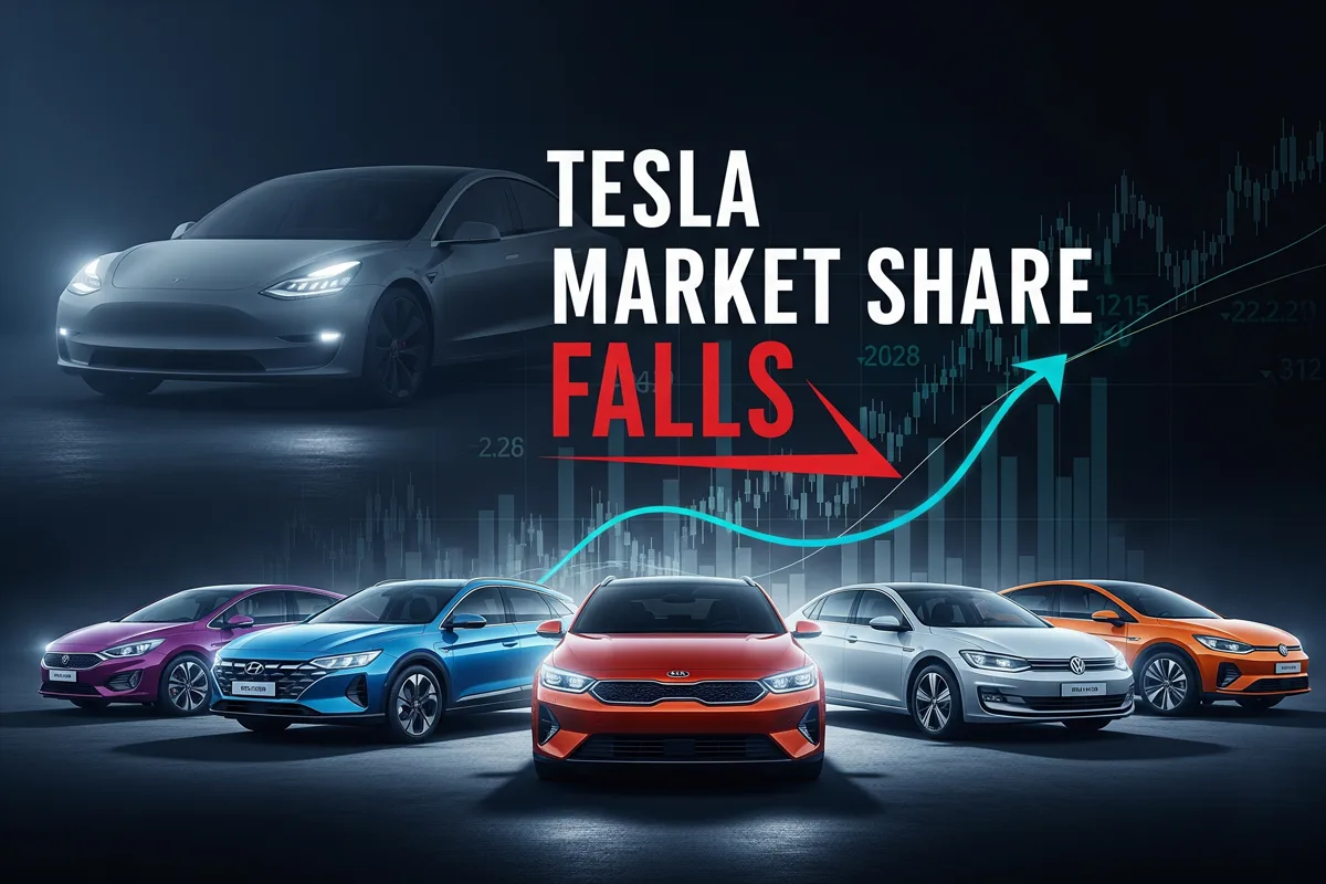 Tesla market share