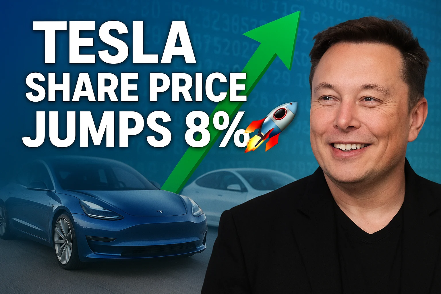 Tesla share price