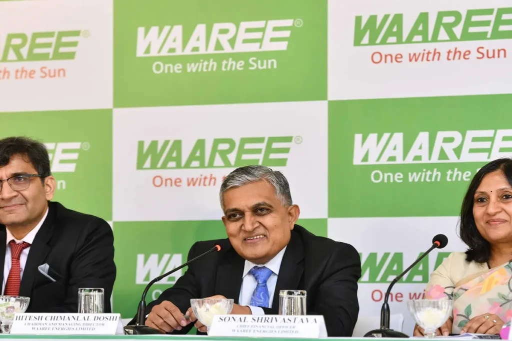 Waaree Energies stock