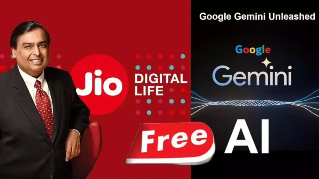 Google Gemini Pro India offers free AI access to millions of Reliance Jio users in 2025.