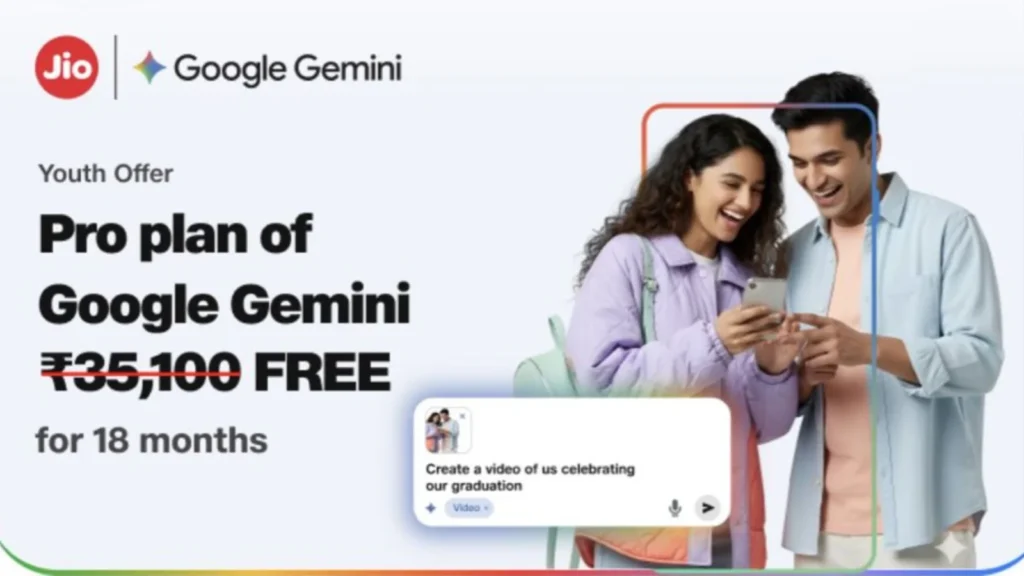 io and Google partnership 2025 brings free Gemini AI and premium cloud features to Indian users.