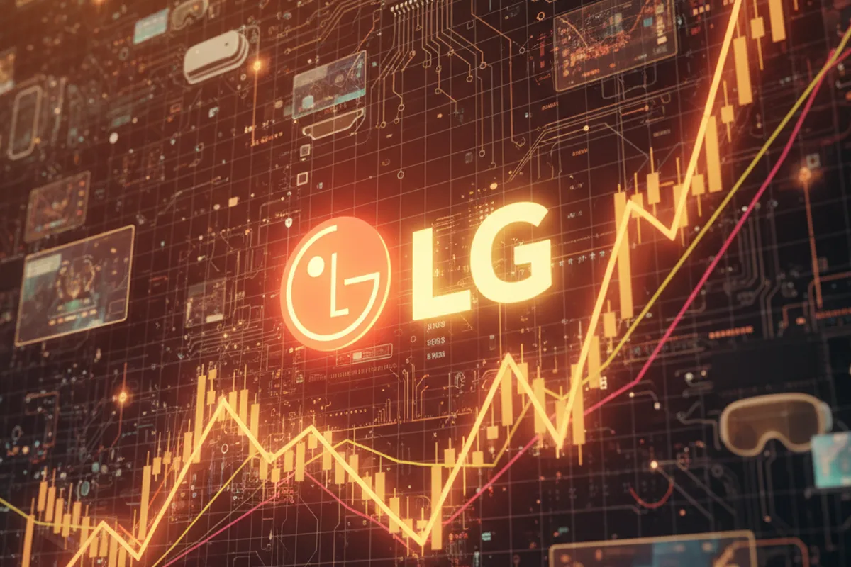LG Electronics India stock performance on NSE after IPO listing.