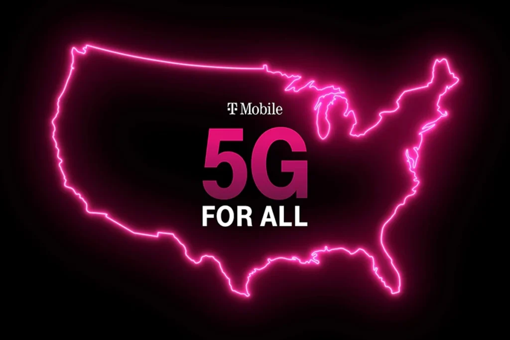 T-Mobile Edge Control dashboard displaying hybrid public-private network management and low-latency 5G Advanced connectivity.