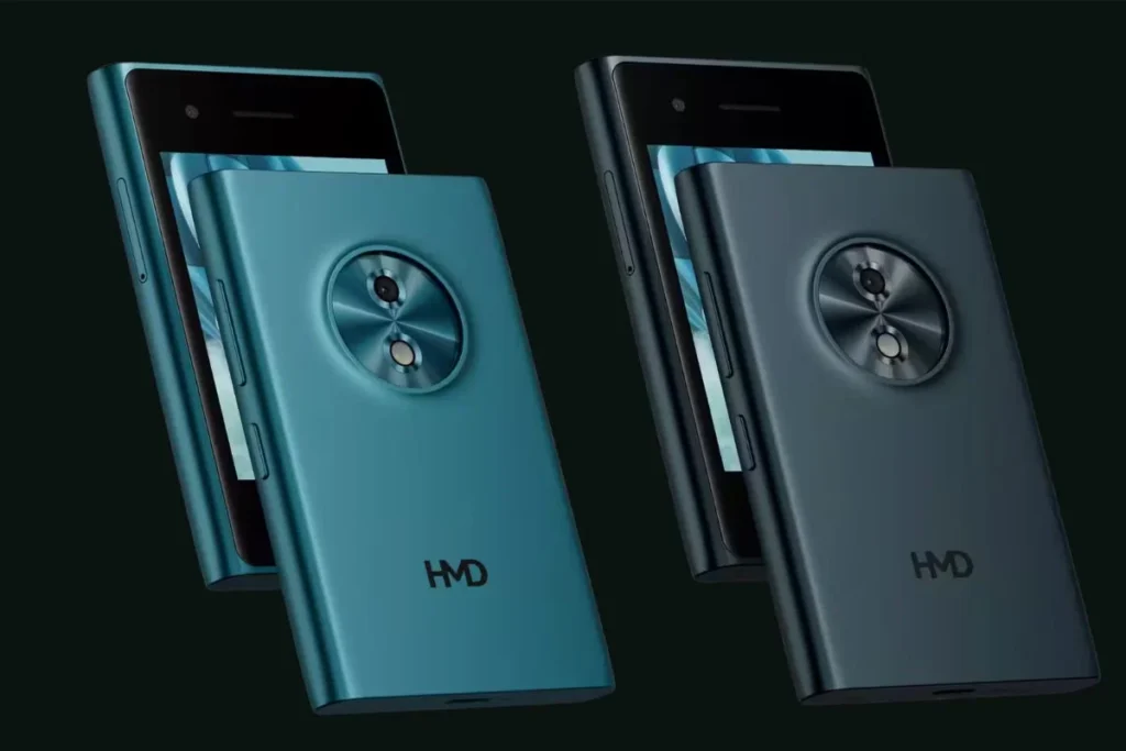 HMD Touch 4G hybrid phone with touchscreen display, 4G network support, and stylish cyan design launched in India at ₹3,999.