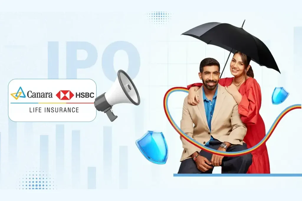 Canara HSBC Life IPO 2025 — investors analyzing discounted share price and market debut details.