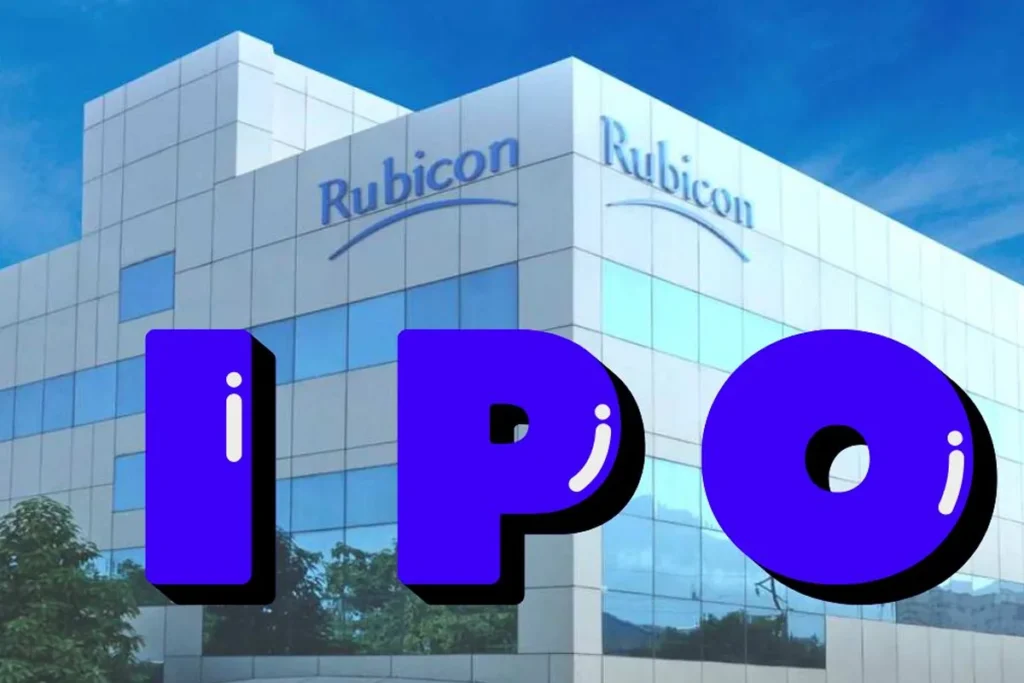 DNA helix and capsules with an upward stock arrow representing growth in pharma IPOs in India.