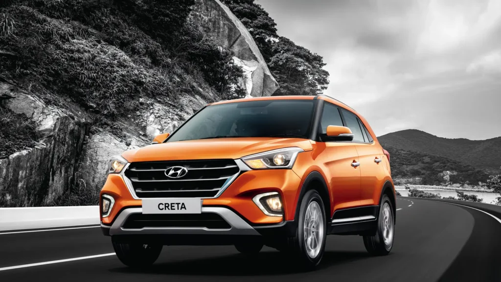 Hyundai Creta SUV India 2025 model design and road presence.