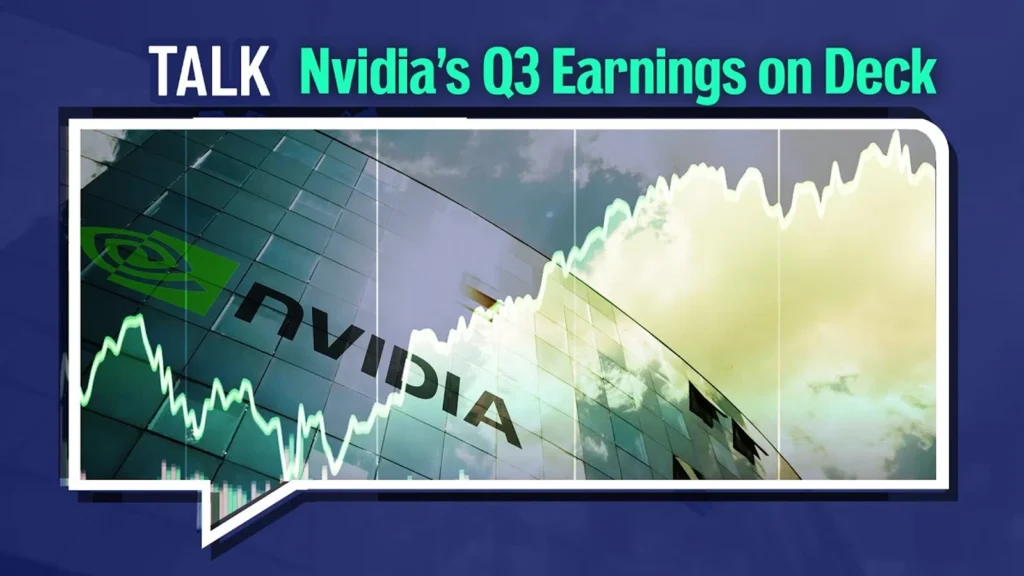 Nvidia stock outlook for 2025 showing rising investor optimism driven by strong AI chip revenue and expanding data-centre demand.