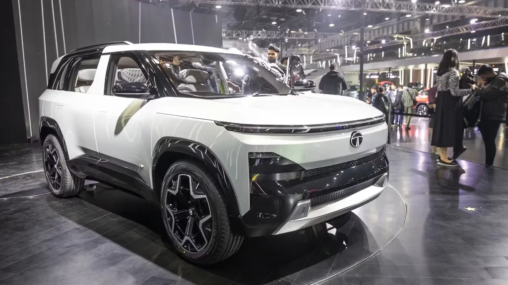 Tata Sierra 2025 model highlighted with its premium exterior styling and strong road presence.