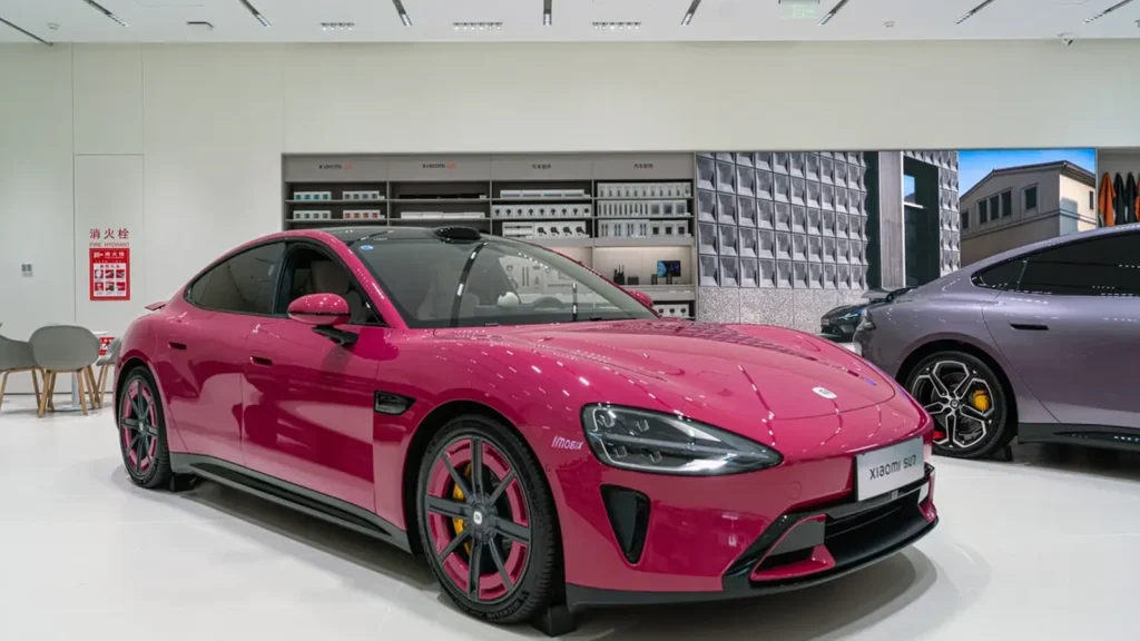 Xiaomi YU7 SUV prototype seen during testing, highlighting Xiaomi’s growing presence in the 2025 electric SUV segment.