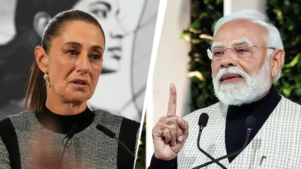 Graphic showing “50% import duty Mexico” with rising tariff percentages and Mexico’s flag symbolizing higher import taxes affecting foreign goods.