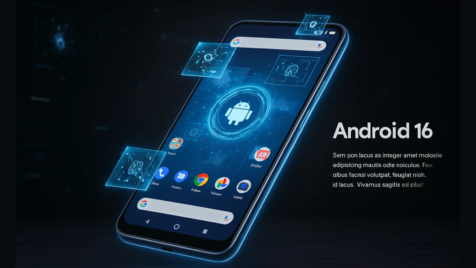 Android 16 QPR2 interface preview with updated Pixel design, smoother animations, and refreshed Material You layout.