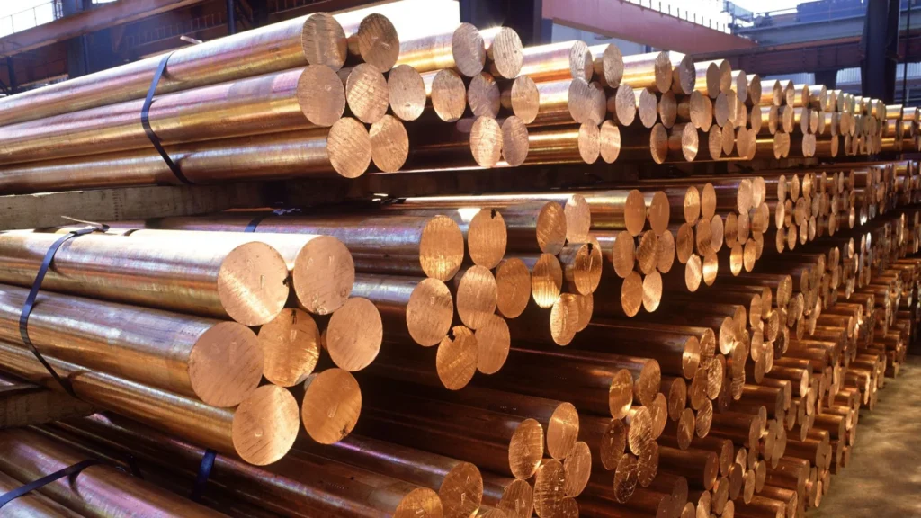 Copper stocks in India 2025 showing strong upward movement, with Hindustan Copper leading the rally amid higher copper prices and long-term growth expectations.