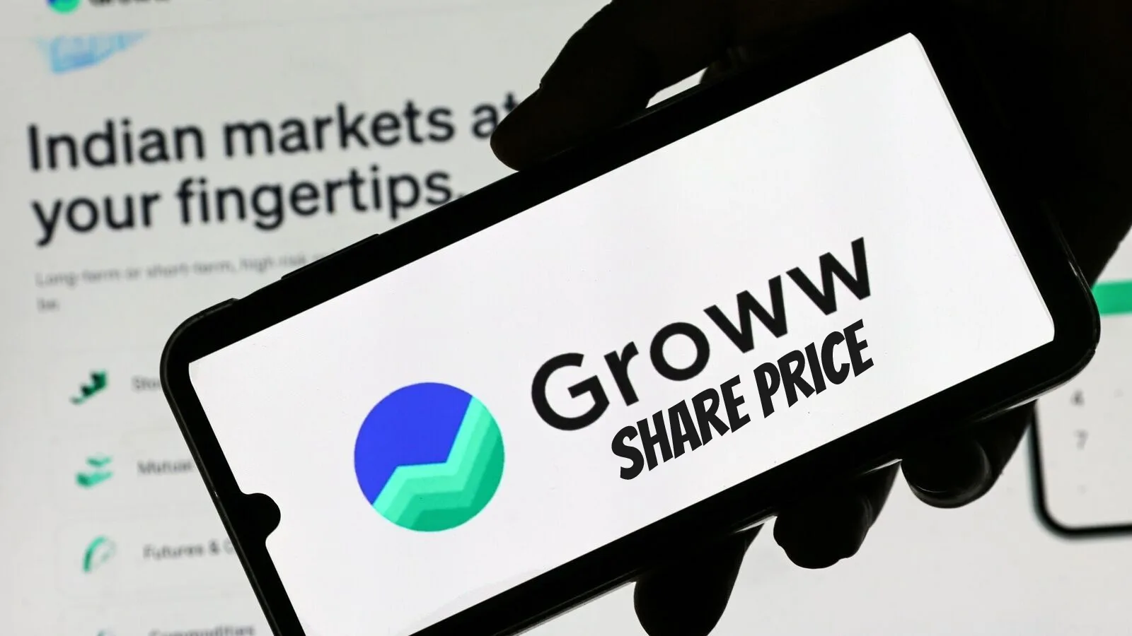 Groww share price chart showing steady gains after Jefferies upgrade, reflecting strong fintech stock performance in 2025.