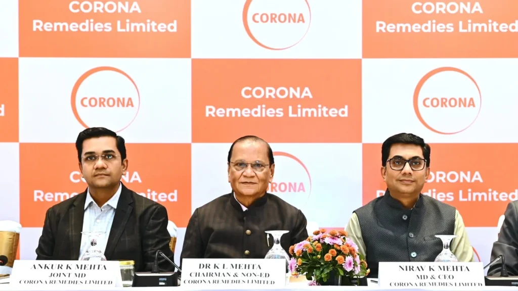 IPO allotment status check dashboard displayed on a digital screen.