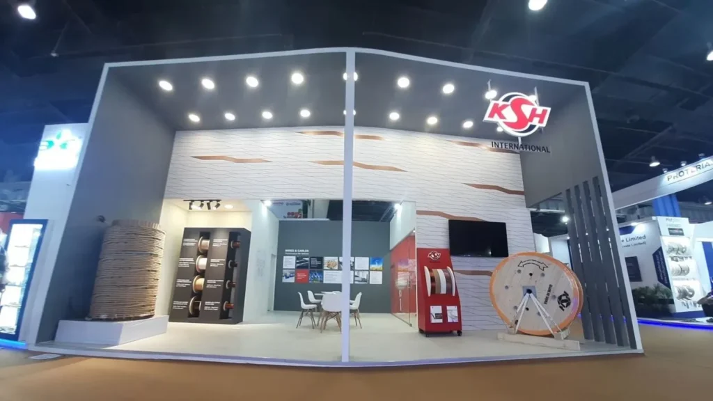 Stock market screen displaying KSH International IPO GMP and investor interest.