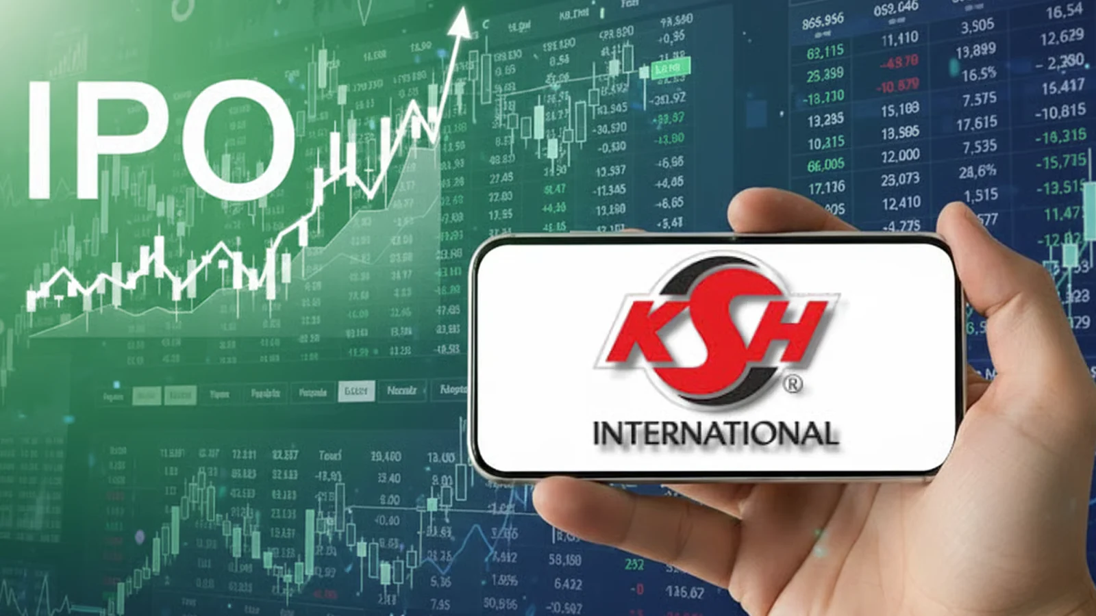 Investors tracking KSH International IPO GMP and subscription trends ahead of listing.