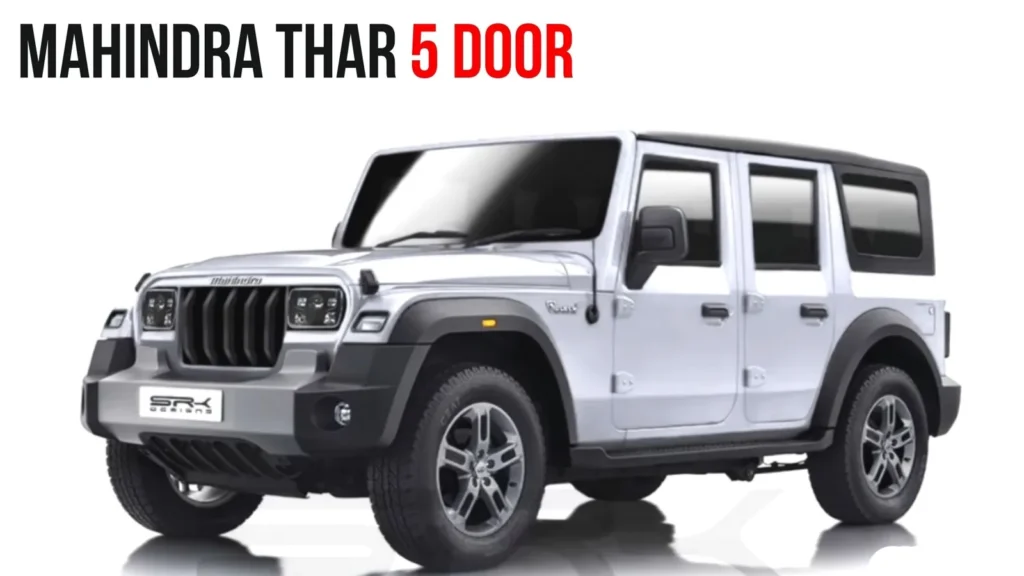 Mahindra Thar 5-Door 2025 model featuring expanded cabin space, rugged design, and modern SUV features.