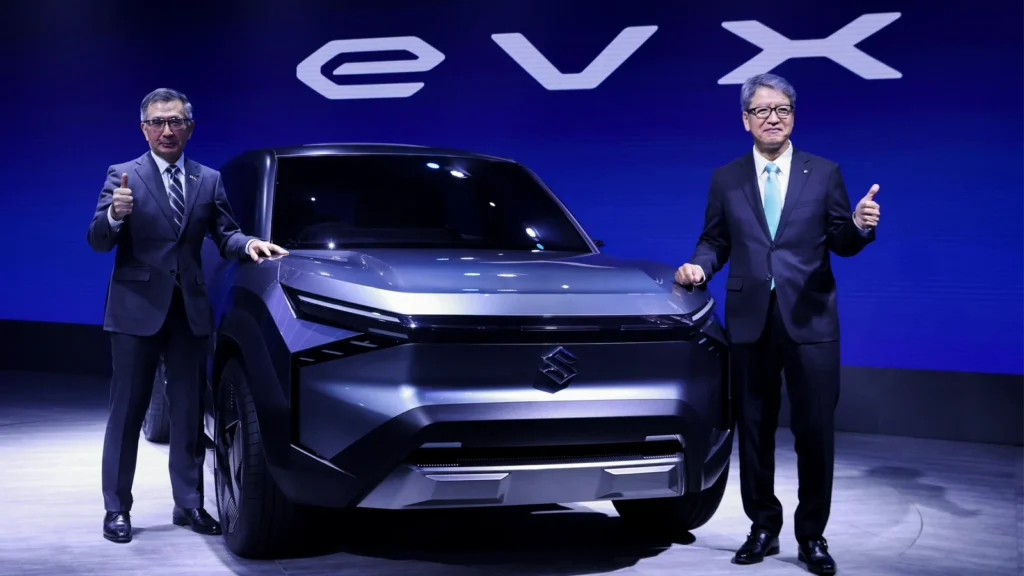 Maruti Suzuki eVX upcoming electric SUV in India 2025 with long range and modern design