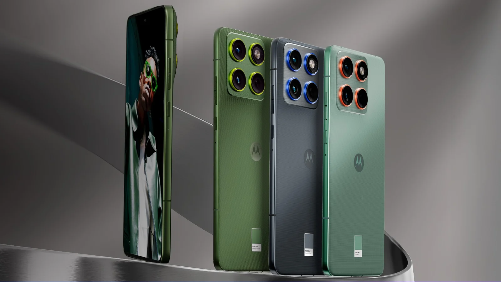 Motorola Edge 70 India launch concept image showcasing a sleek curved display and a modern 2025 design.