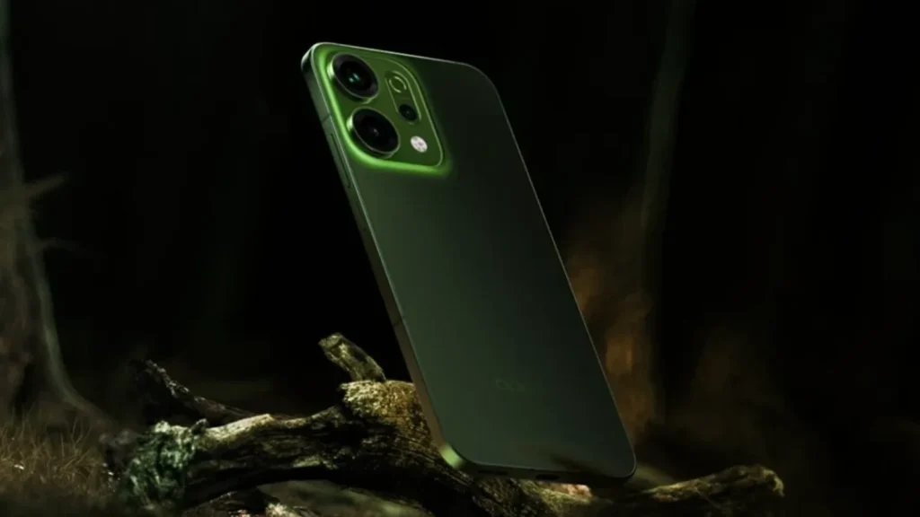 Oppo Reno 15 Pro Max smartphone featuring a big AMOLED display, advanced camera setup, and premium design for high-end users in 2025.