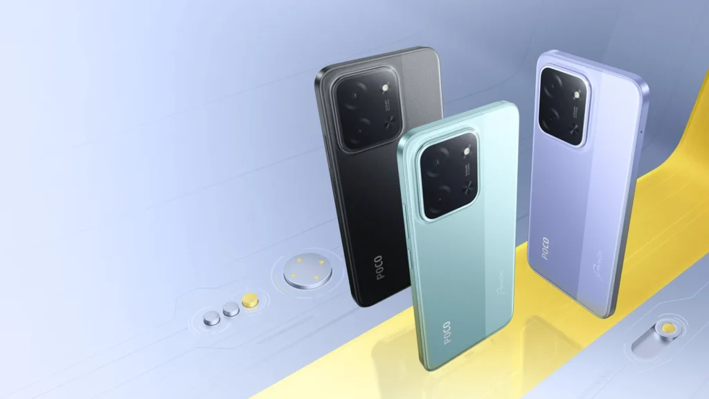 Poco C85 launch image showing the smartphone’s sleek design and display, highlighting its budget-friendly features for 2025 buyers.