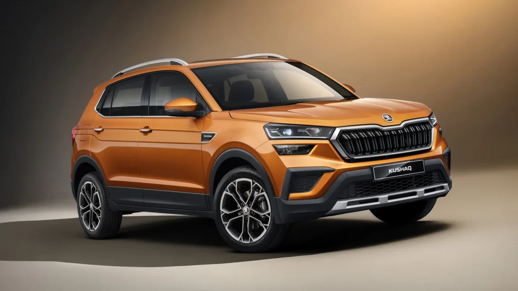 Skoda Kushaq 2025 model showcasing sharp design, upgraded features, and modern SUV styling.