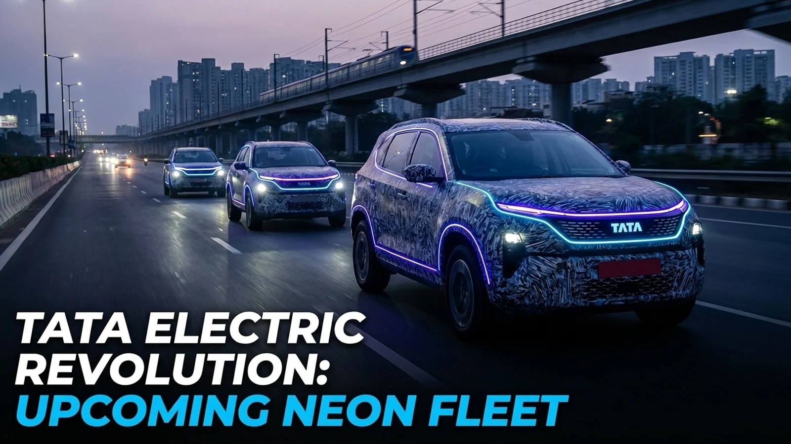 Upcoming Tata cars in India showcasing new SUVs and electric vehicles planned for 2025 launches