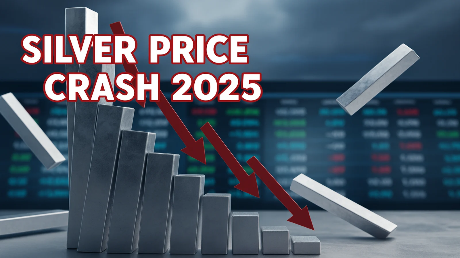 Latest silver price crash in India after crossing ₹2 lakh per kg, showing sudden market correction trend in 2025.